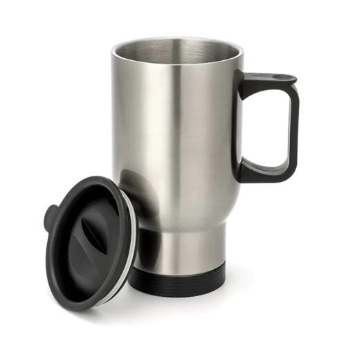 Travel Mug Silver 14oz