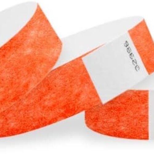 TYVEK Wristband – Orange